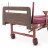 Медицинская кровать для лежачих больных MED-MOS YG-5 (ЛДСП венге, 13 секций, матрас, уголки, ТУ, столик, ванночка, БП, К)
